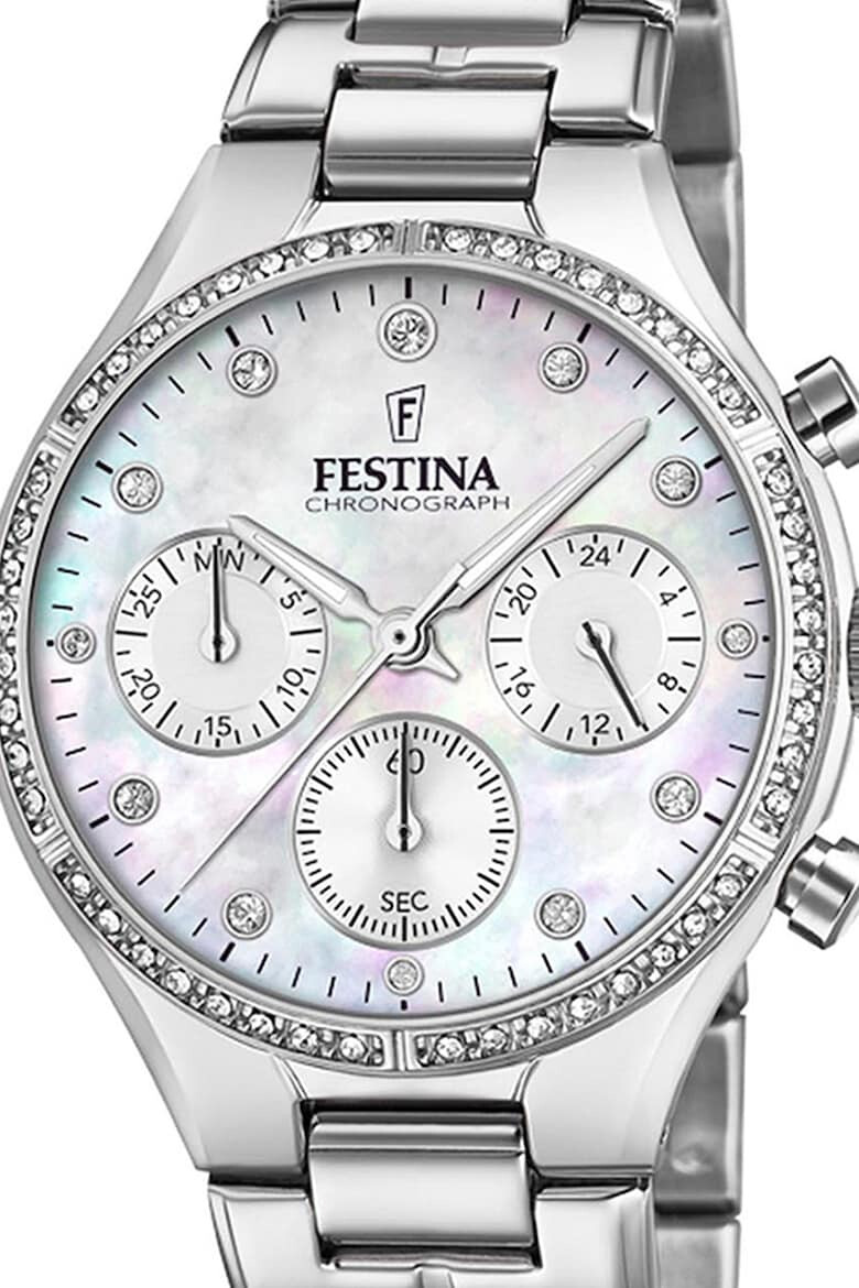 Festina Ceas din otel inoxidabil decorat cu zirconia - Pled.ro