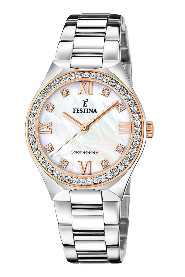 Festina Ceas din otel inoxidabil decorat cu zirconia - Pled.ro