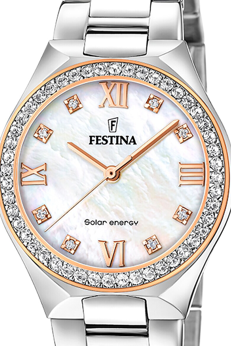 Festina Ceas din otel inoxidabil decorat cu zirconia - Pled.ro