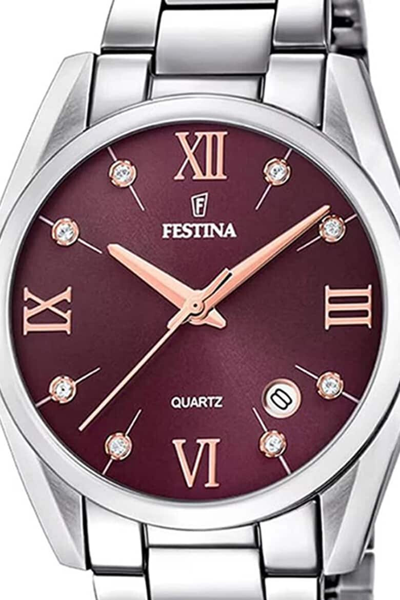 Festina Ceas din otel inoxidabil decorat cu zirconia - Pled.ro