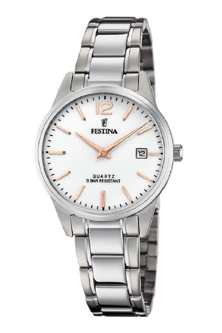 Festina Ceas quartz de otel inoxidabil - Pled.ro