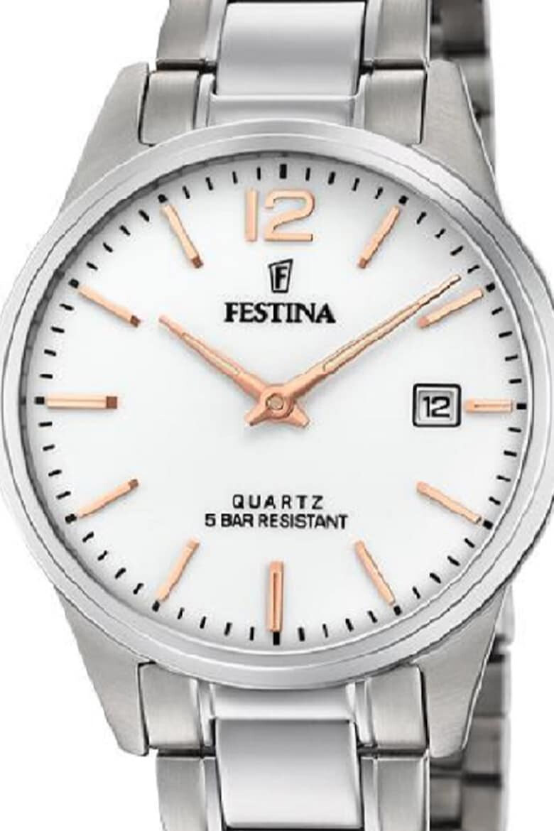 Festina Ceas quartz de otel inoxidabil - Pled.ro