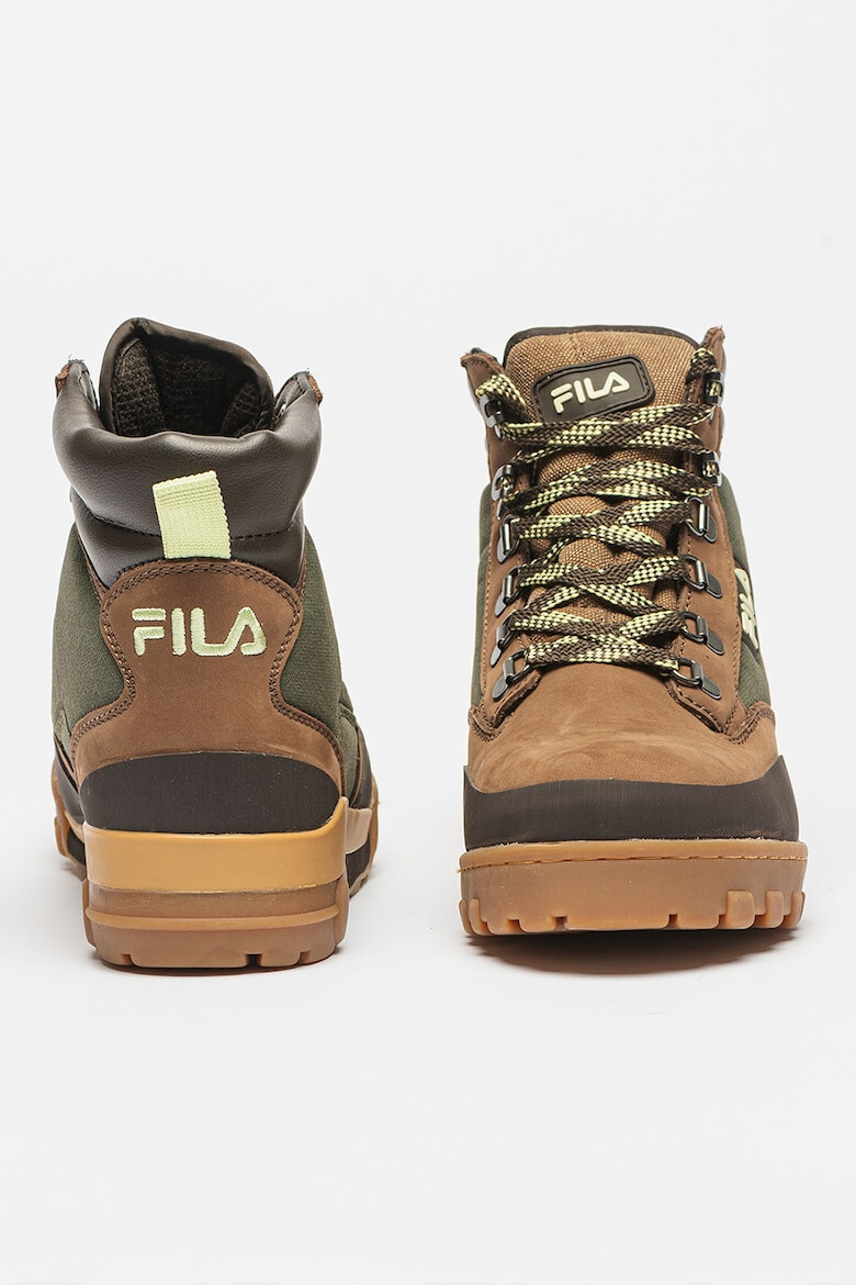 Fila Ghete cu insertii de piele nabuc Grunge - Pled.ro