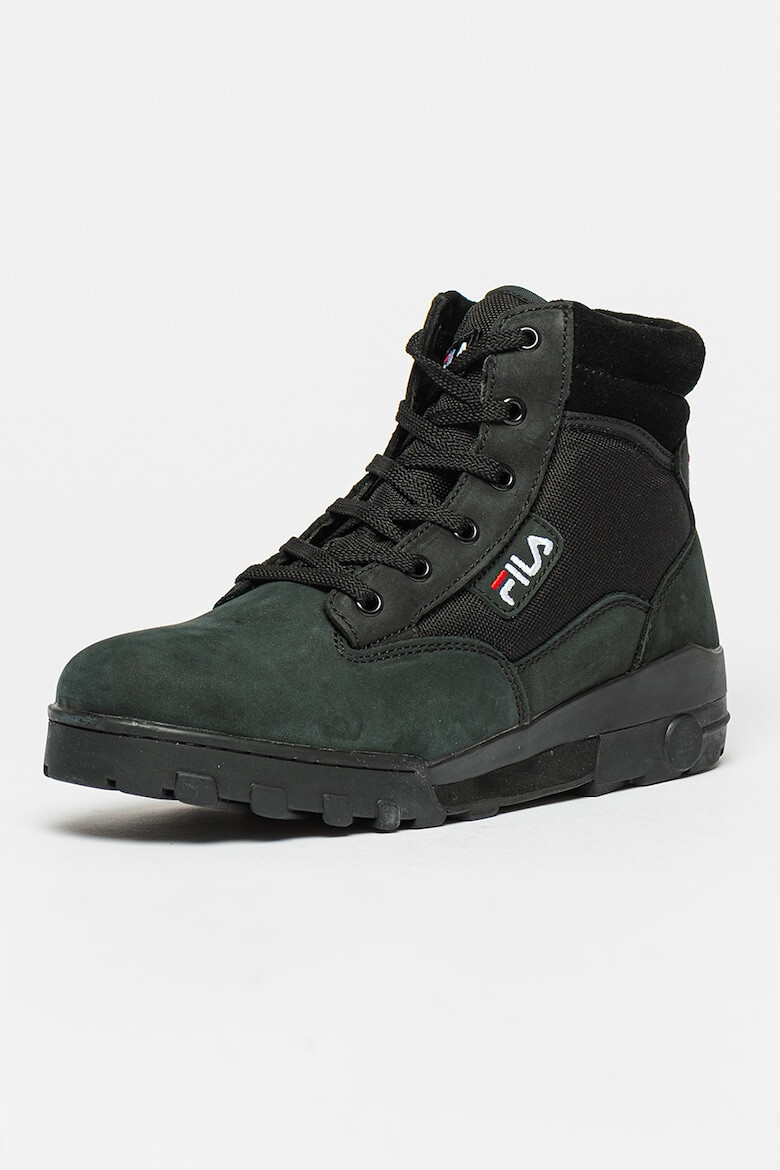 Fila Ghete cu insertii din piele nabuc Grunge II Mid - Pled.ro