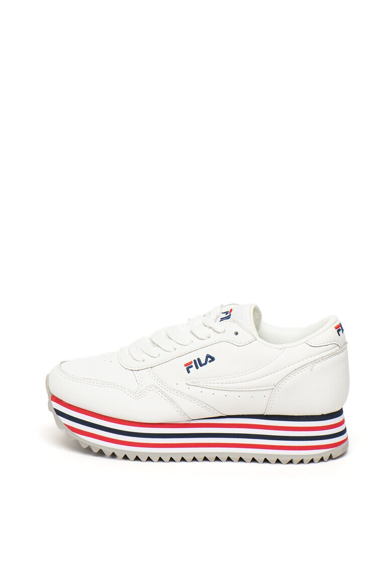 Fila Pantofi sport de piele cu dungi Orbit Zeppa - Pled.ro