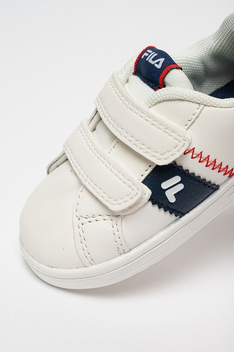 Fila Pantofi sport de piele ecologica cu velcro si logo Crosscourt - Pled.ro