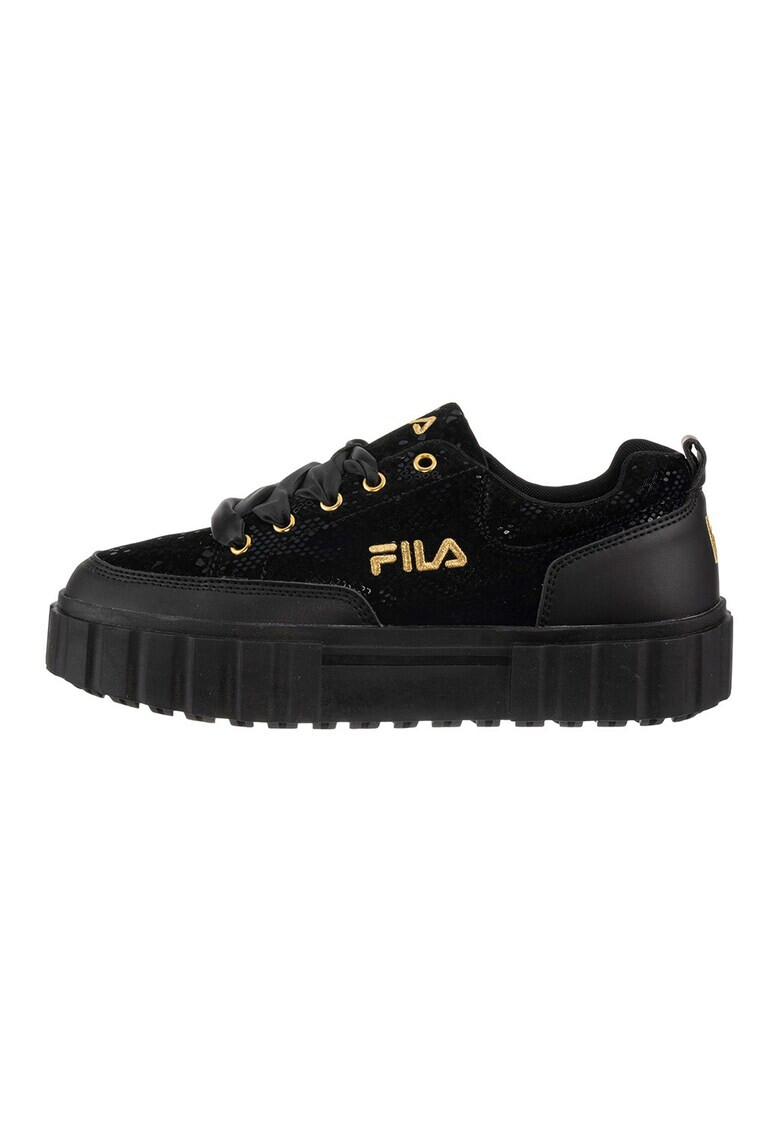 Fila Pantofi sport flatform cu sireturi din satin Sandblast - Pled.ro