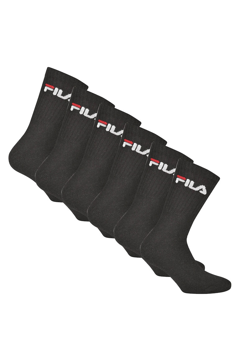 Fila Set de sosete lungi unisex cu imprimeu logo - 6 perechi - Pled.ro