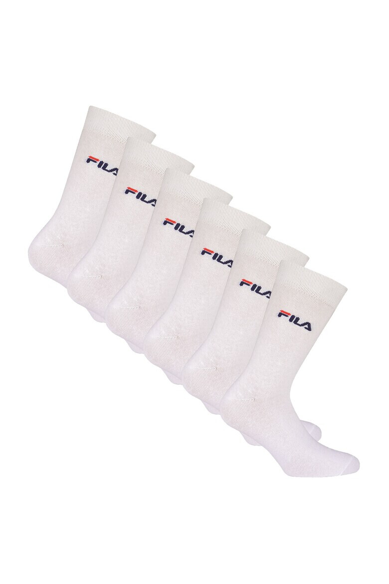 Fila Set de sosete lungi unisex cu imprimeu logo - 6 perechi - Pled.ro