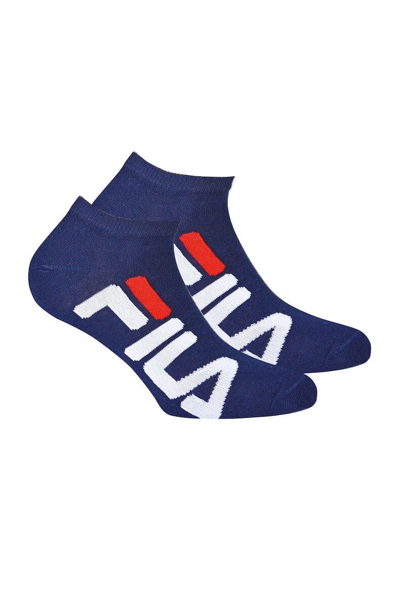 Fila Set de sosete scurte unisex cu logo - 2 perechi - Pled.ro