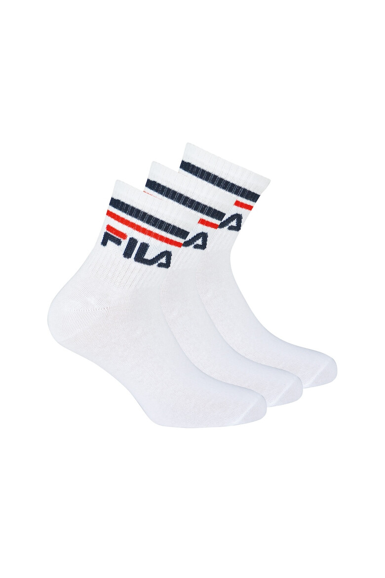 Fila Set de sosete scurte unisex cu logo - 3 perechi - Pled.ro