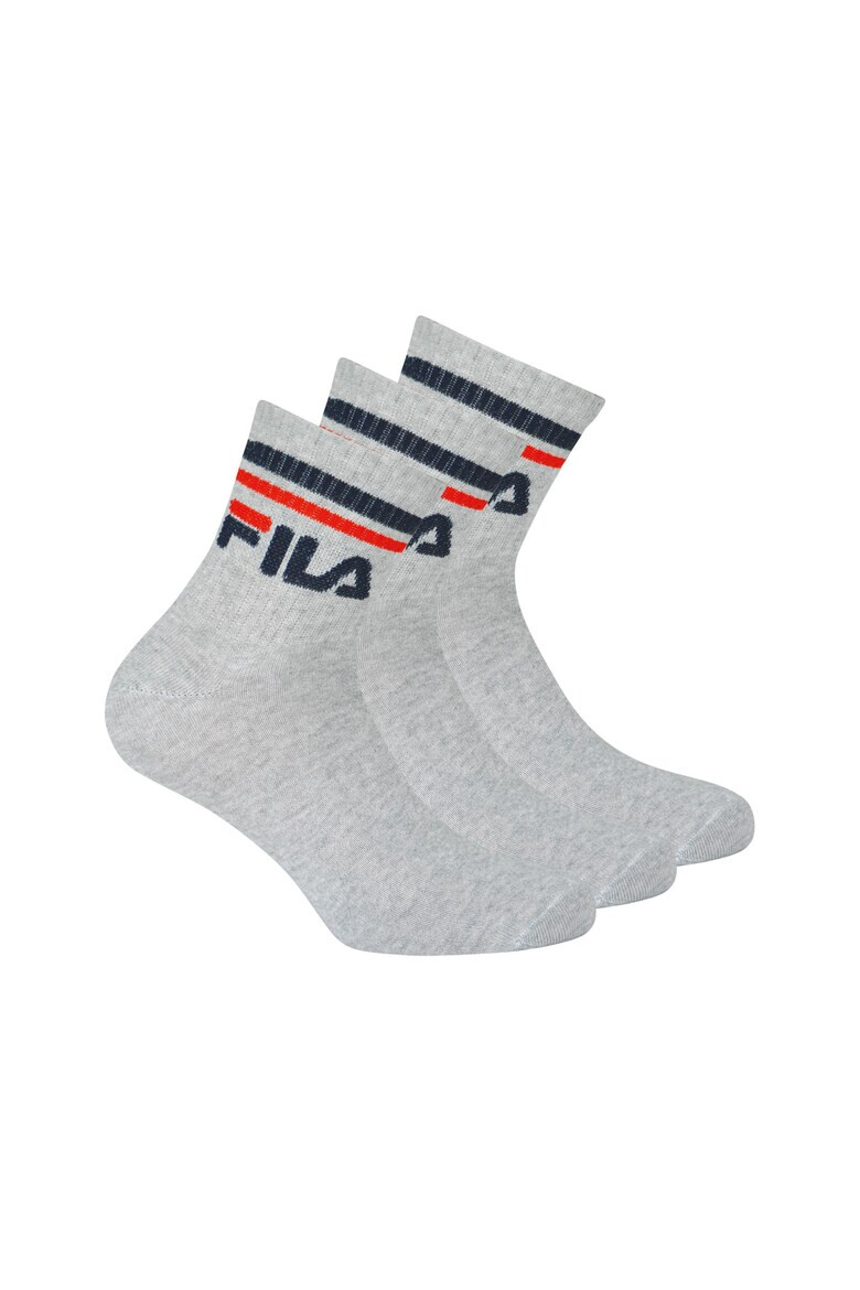 Fila Set de sosete scurte unisex cu logo - 3 perechi - Pled.ro