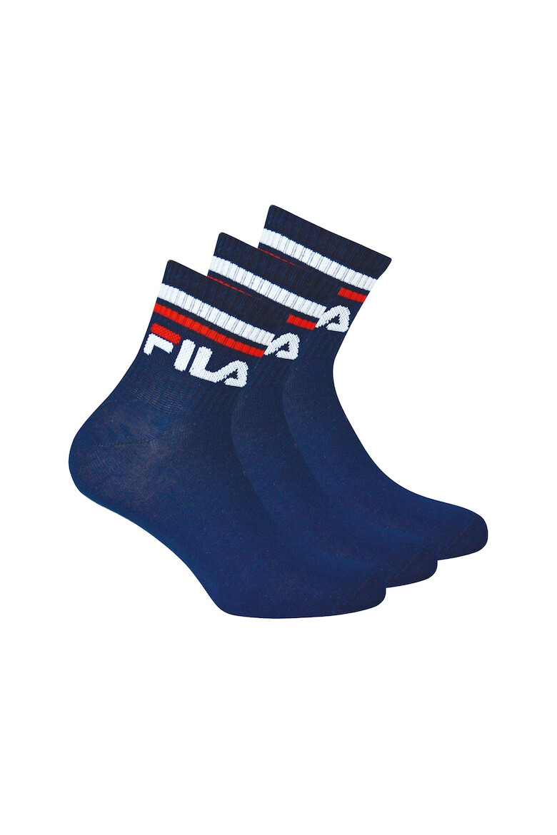 Fila Set de sosete scurte unisex cu logo - 3 perechi - Pled.ro