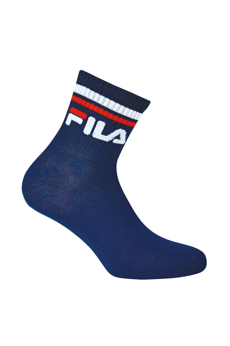 Fila Set de sosete scurte unisex cu logo - 3 perechi - Pled.ro