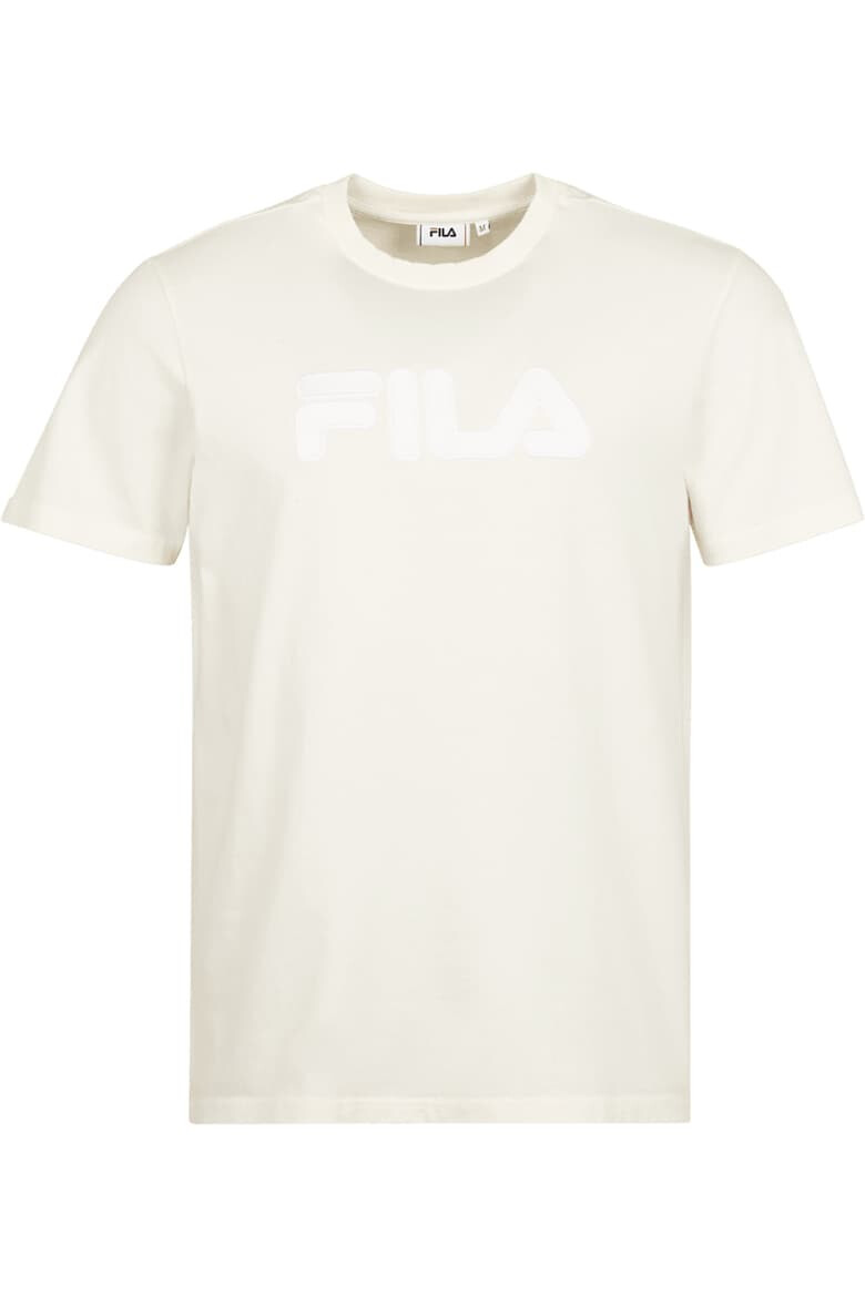 Fila Tricou cu decolteu la baza gatului si logo texturat Buek - Pled.ro