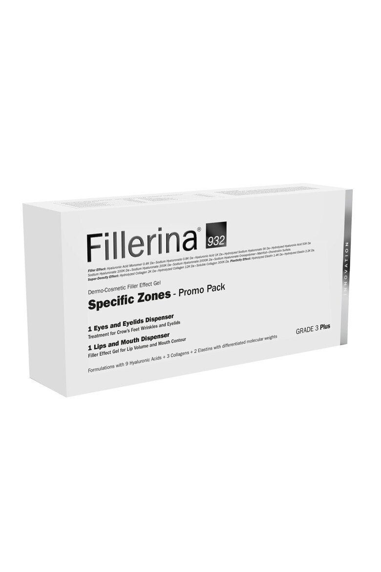 FILLERINA Pachet 932 zone specifice Gradul 3 Plus 15 ml + 7 ml - Pled.ro