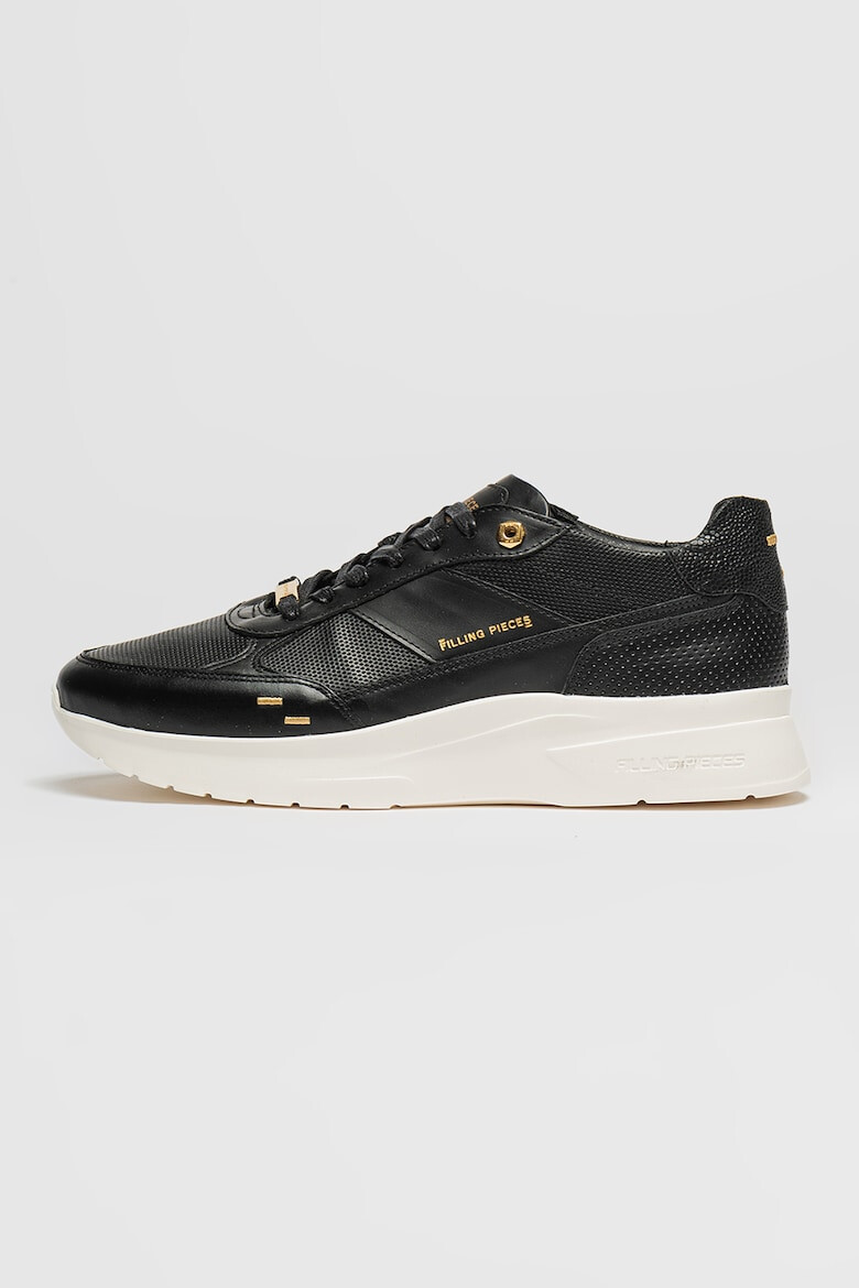 FILLING PIECES Pantofi sport de piele cu sireturi - Pled.ro