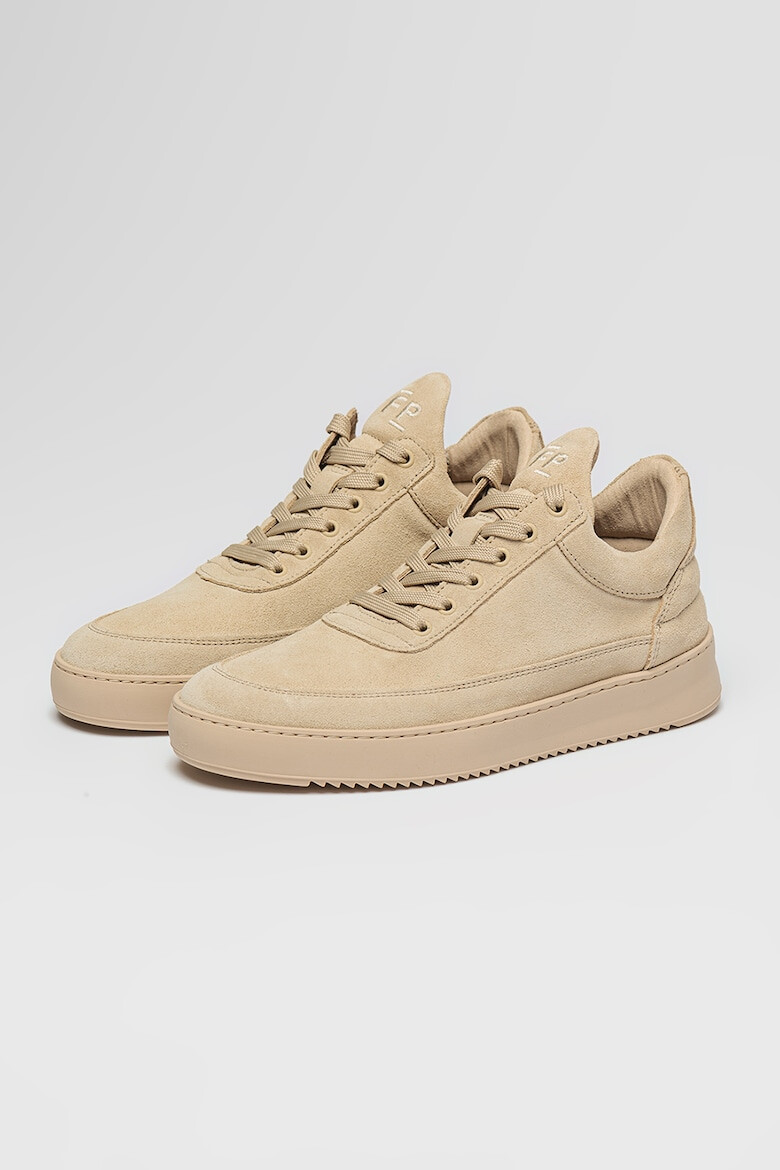 FILLING PIECES Pantofi sport low-cut de piele intoarsa - Pled.ro