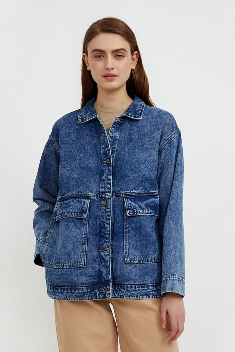 FINN FLARE Jacheta din denim cu maneci cazute - Pled.ro