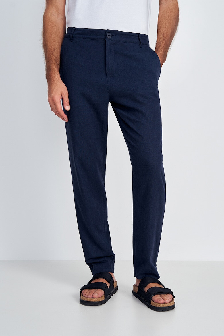 FINN FLARE Pantaloni chino din amestec de in - Pled.ro