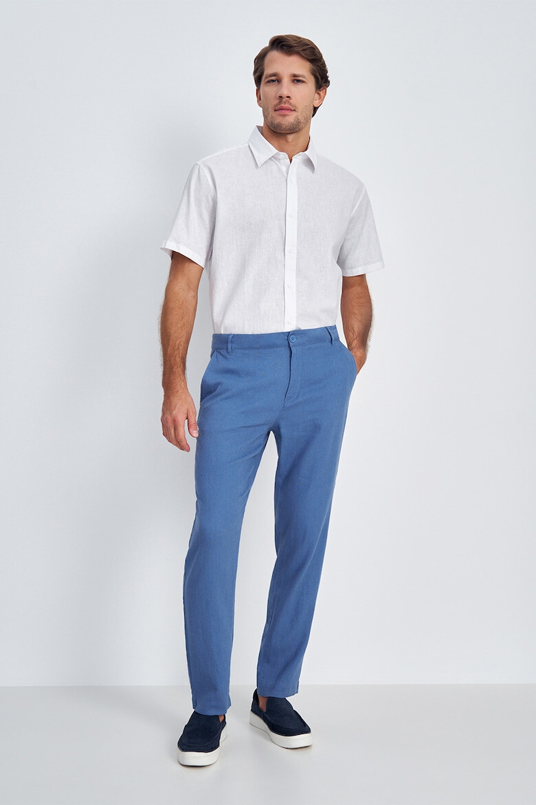 FINN FLARE Pantaloni chino din amestec de in - Pled.ro