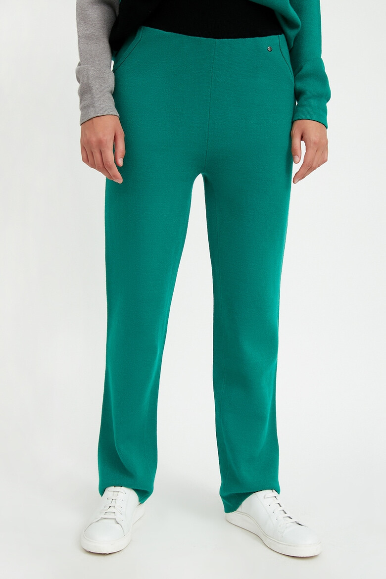 FINN FLARE Pantaloni tricotati fin cu buzunare oblice - Pled.ro