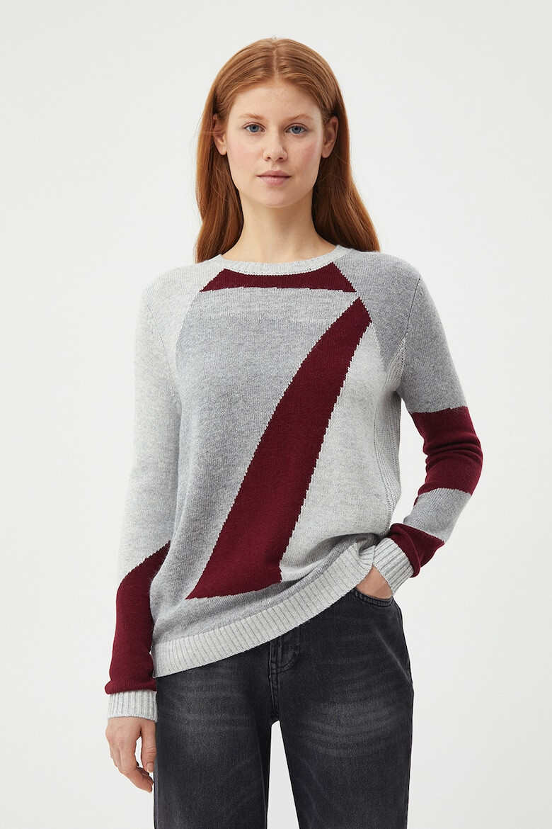 FINN FLARE Pulover colorblock - Pled.ro