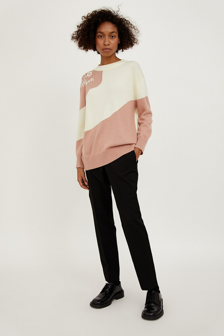 FINN FLARE Pulover lejer colorblock - Pled.ro