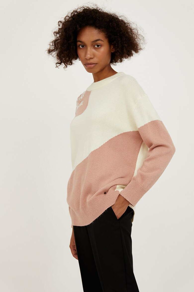 FINN FLARE Pulover lejer colorblock - Pled.ro