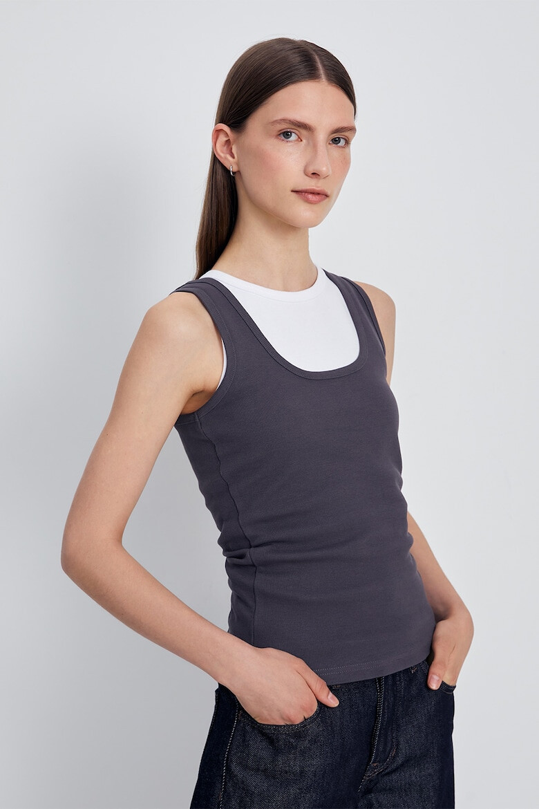 FINN FLARE Top striat de bumbac - Pled.ro