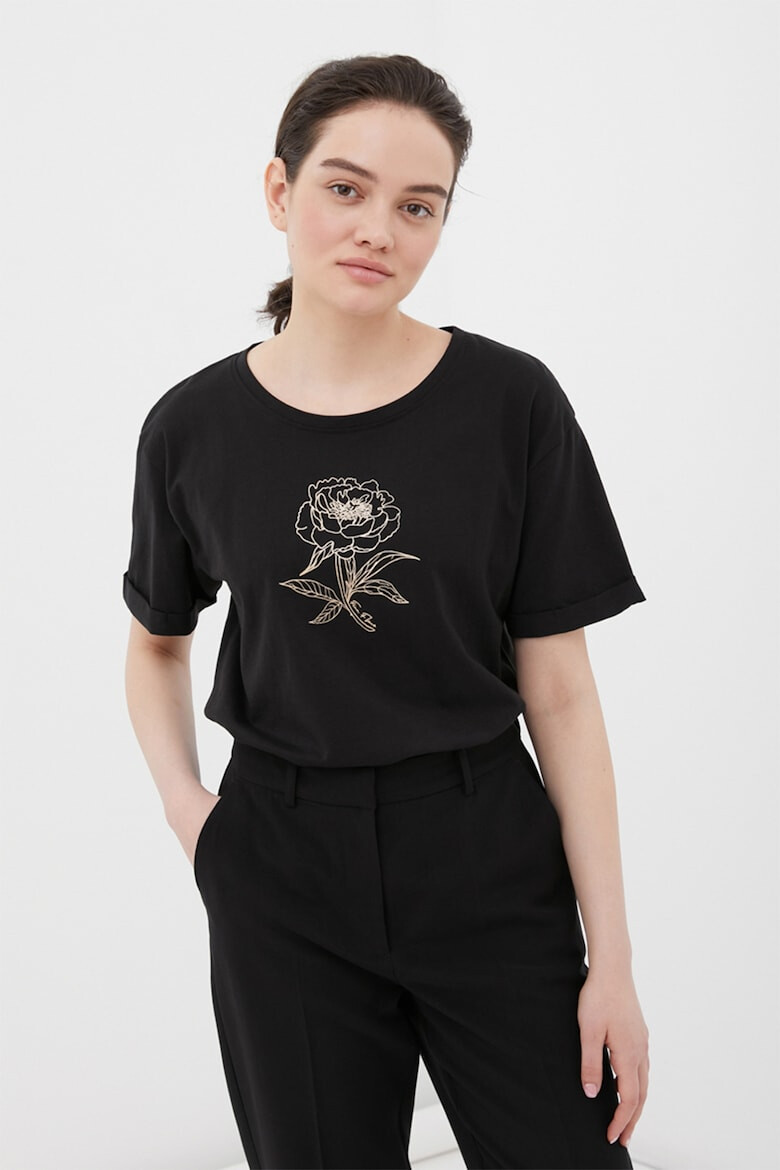 FINN FLARE Tricou lejer cu imprimeu floral - Pled.ro