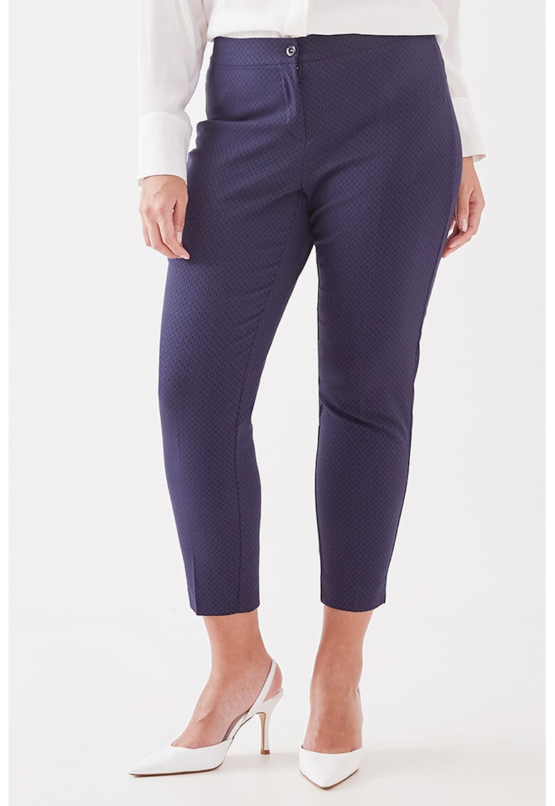 Fiorella Rubino Pantaloni crop cu croiala conica - Pled.ro