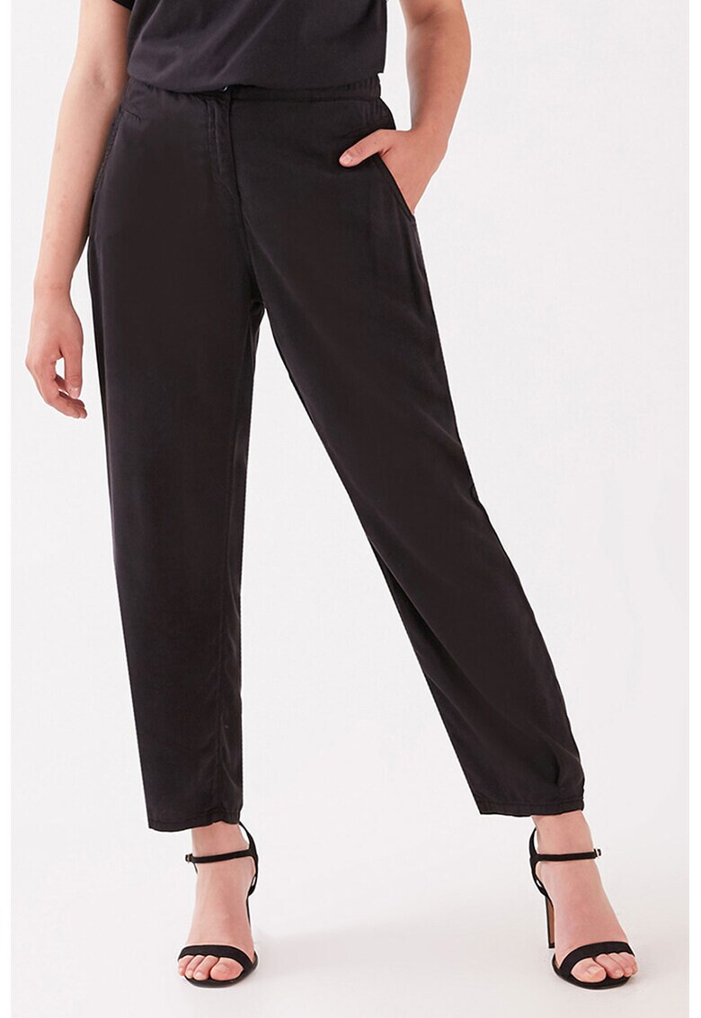 Fiorella Rubino Pantaloni relaxed fit din lyocell - Pled.ro