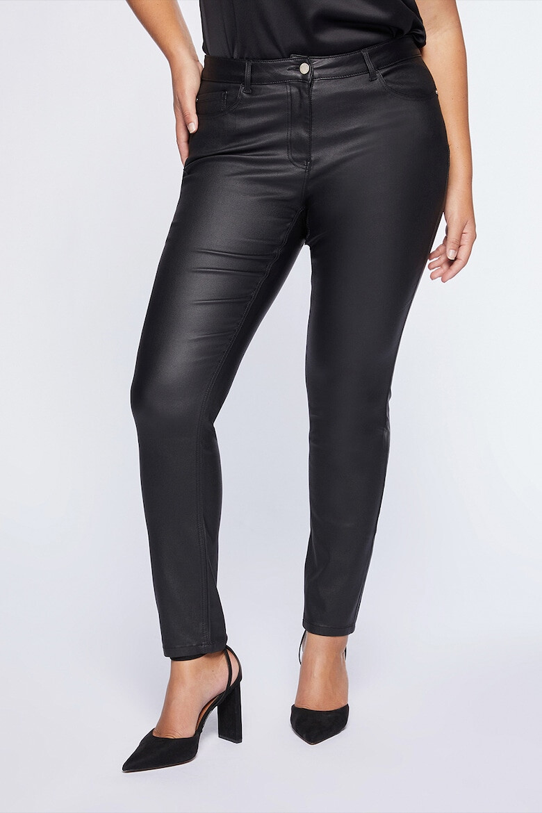 Fiorella Rubino Pantaloni slim fit din piele ecologica - Pled.ro