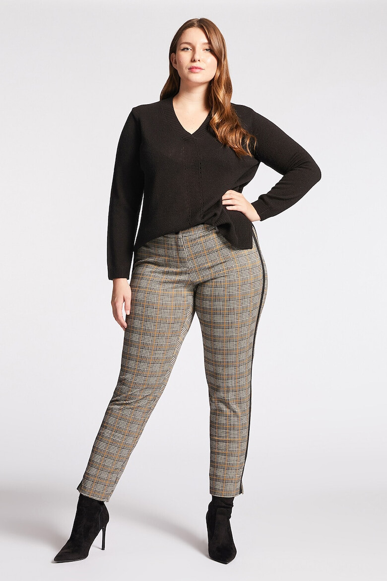 Fiorella Rubino Pantaloni slim fit in carouri - Pled.ro