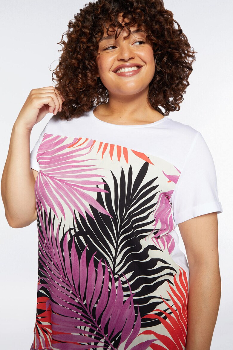 Fiorella Rubino Tricou cu model tropical - Pled.ro