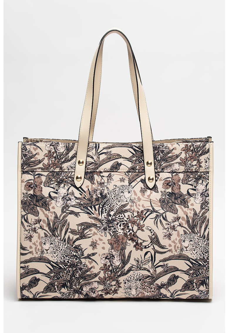 Fiorelli Geanta tote de piele ecologica cu model floral Cape - Pled.ro