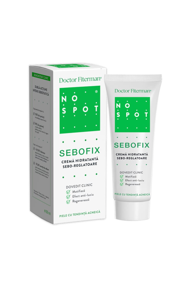 Fiterman Pharma Crema hidratanta seboreglatoare No Spot Sebofix 50 ml Doctor Fiterman - Pled.ro