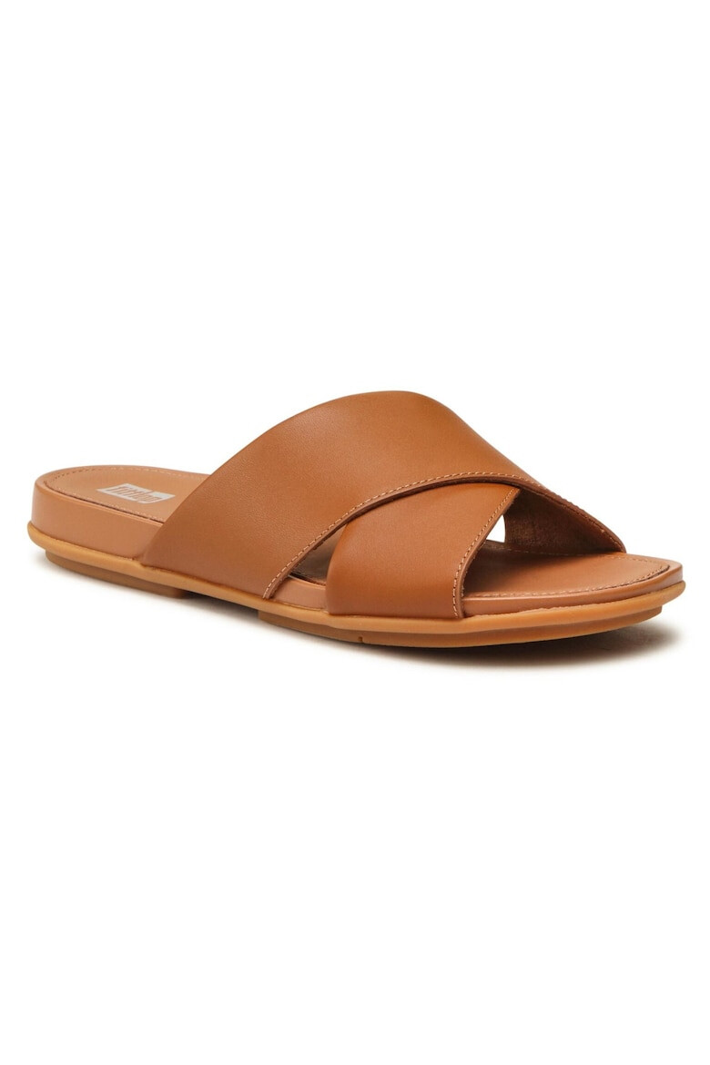 Fitflop Papuci flip-flop dama 302571680 Piele naturala Maro - Pled.ro