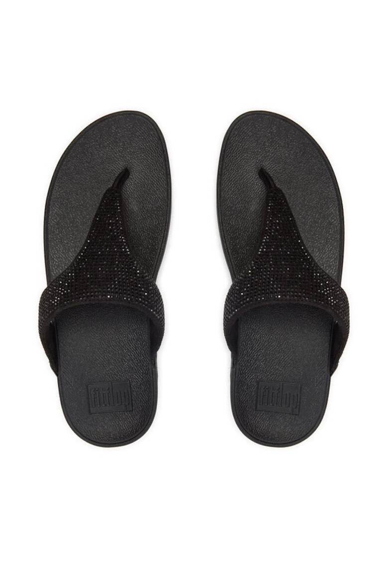 Fitflop Slapi papuci saboti dama 303870881 Textil Negru - Pled.ro