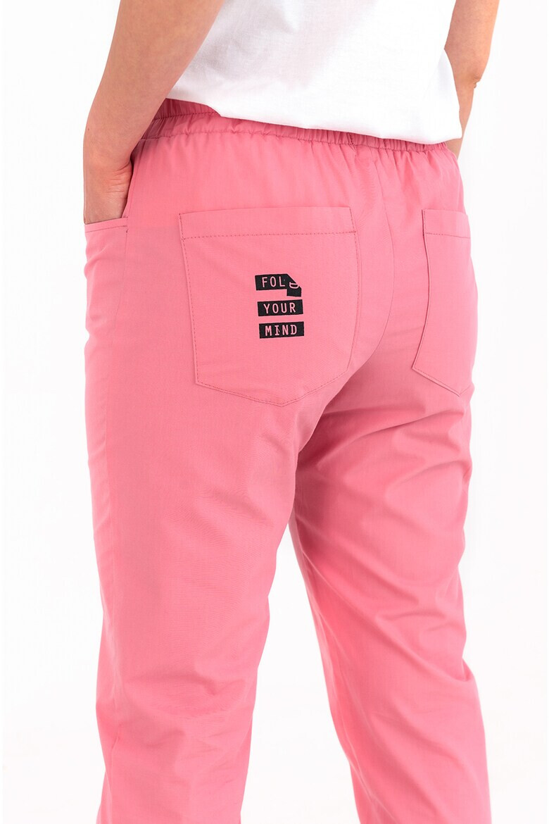 FOLD YOUR MIND Pantaloni jogger cu talie elastica - Pled.ro