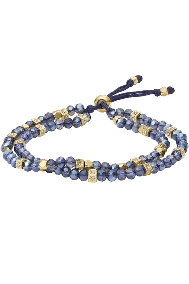 Fossil Bratara Arm Party Blue beaded JOA00800710 Albastru Auriu - Pled.ro