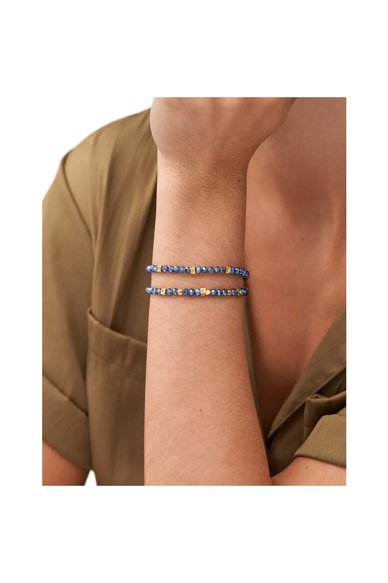 Fossil Bratara Arm Party Blue beaded JOA00800710 Albastru Auriu - Pled.ro