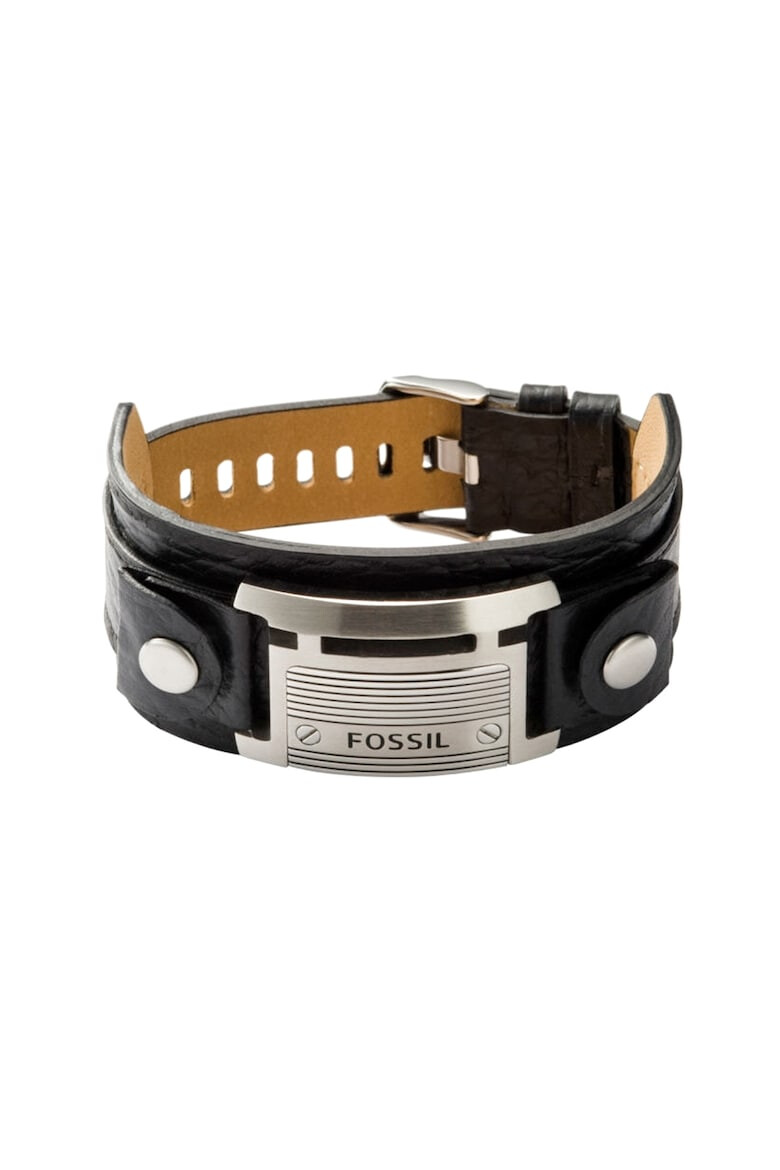 Fossil Bratara de piele Negru - Pled.ro