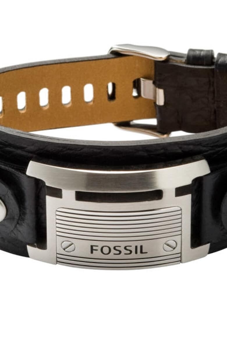 Fossil Bratara de piele Negru - Pled.ro