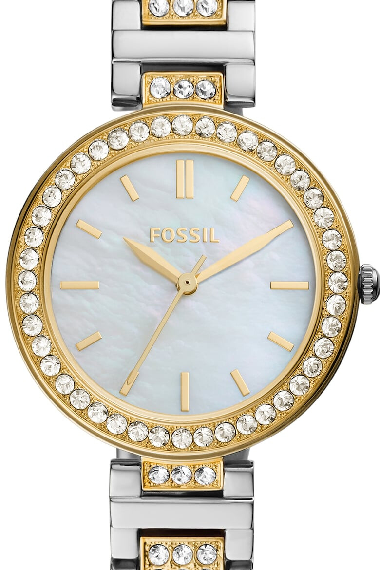 Fossil Ceas analog incrustat cu cristale - Pled.ro