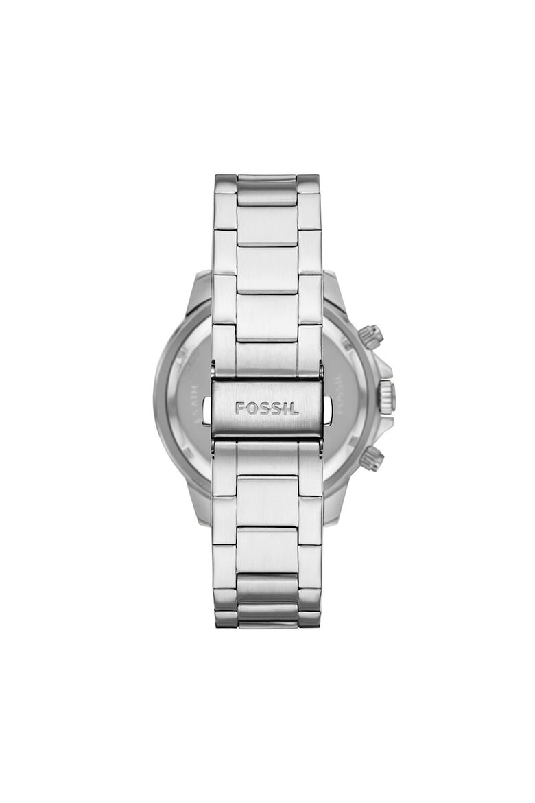 Fossil Ceas cu bratara din otel inoxidabil si functii multiple - Pled.ro