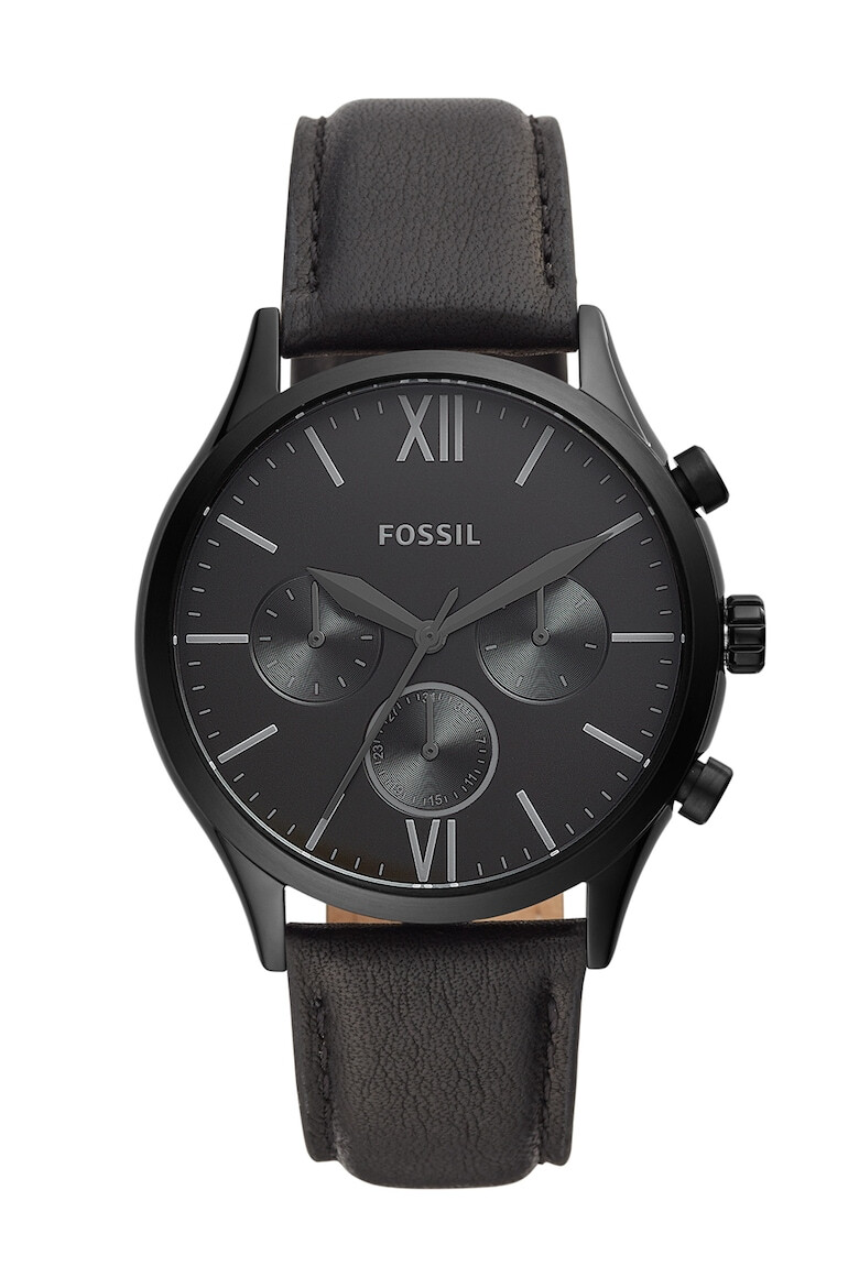 Fossil Ceas cu functii multiple si curea de piele - Pled.ro