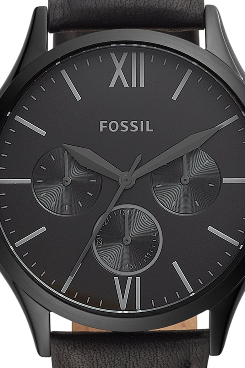 Fossil Ceas cu functii multiple si curea de piele - Pled.ro