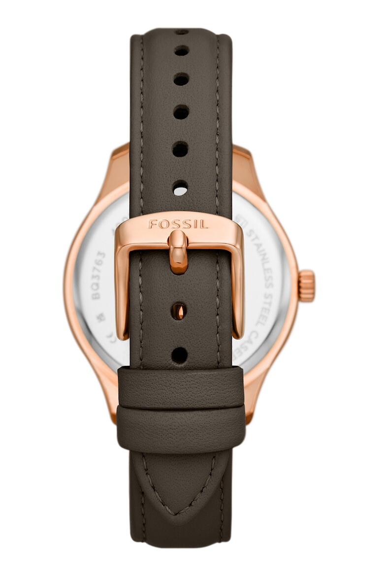 Fossil Ceas cu functii multiple si curea de piele Rye - Pled.ro